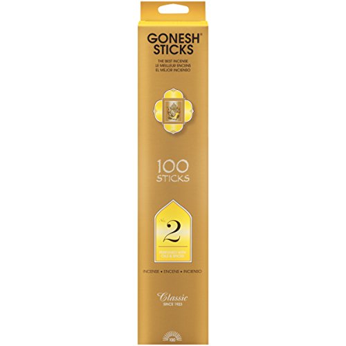 Gonesh Collection #2 – 100 Stick Pack-Classic Incense Count