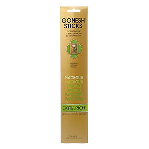 Patchouli - 20 STICK PACK - Extra Rich Incense by GONESH