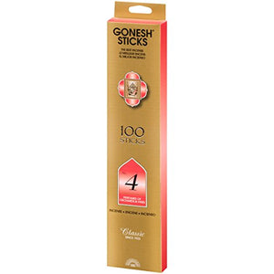 Gonesh Collection #4 – 100 Stick Pack – Classic Incense