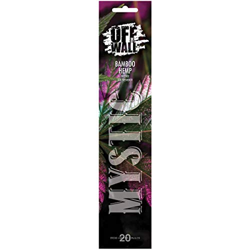 Gonesh Wall Mystic Bamboo Hemp Incense-20 Sticks Incense