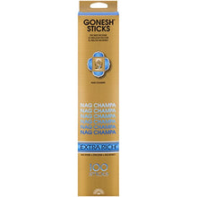 Cargar imagen en el visor de la galería, Gonesh Extra Rich Collection Nag Champa – 100 Stick Pack-Incense Count